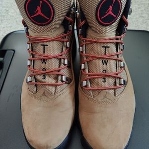 Nike Jordan 6 Rings Winterized Rocky Tan Boots.